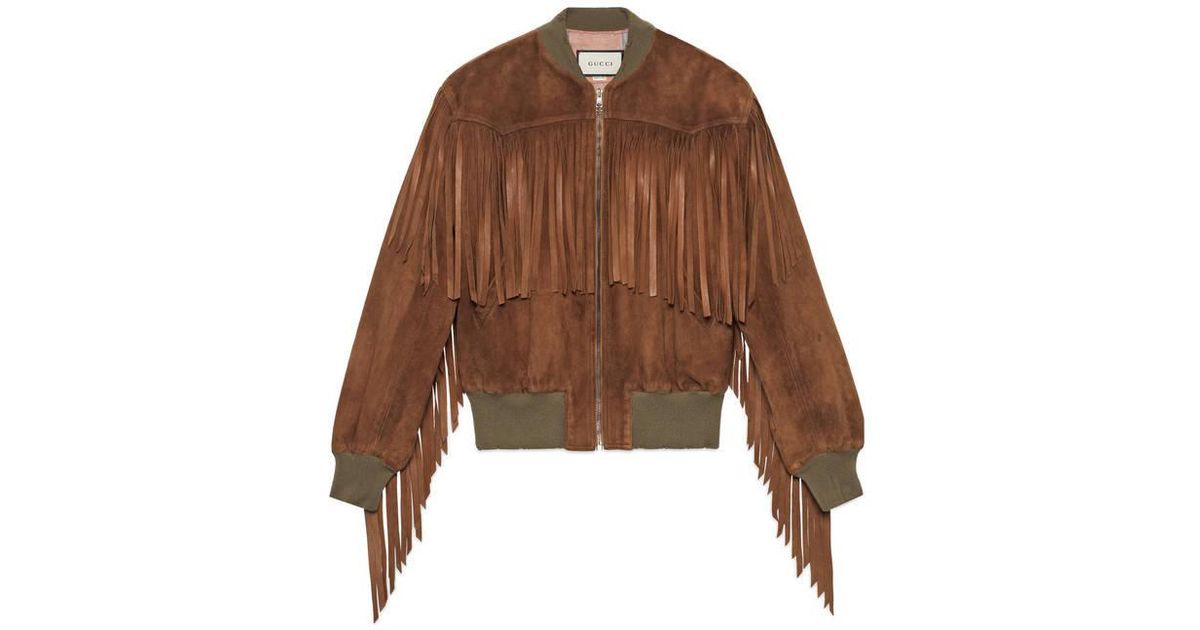 gucci fringe jacket