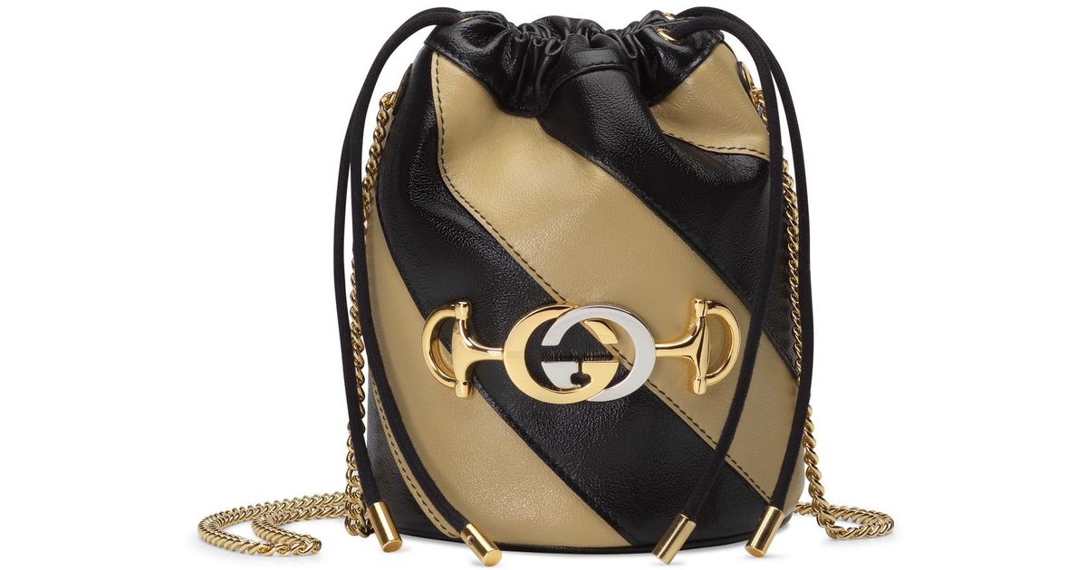 gucci zumi mini bucket bag