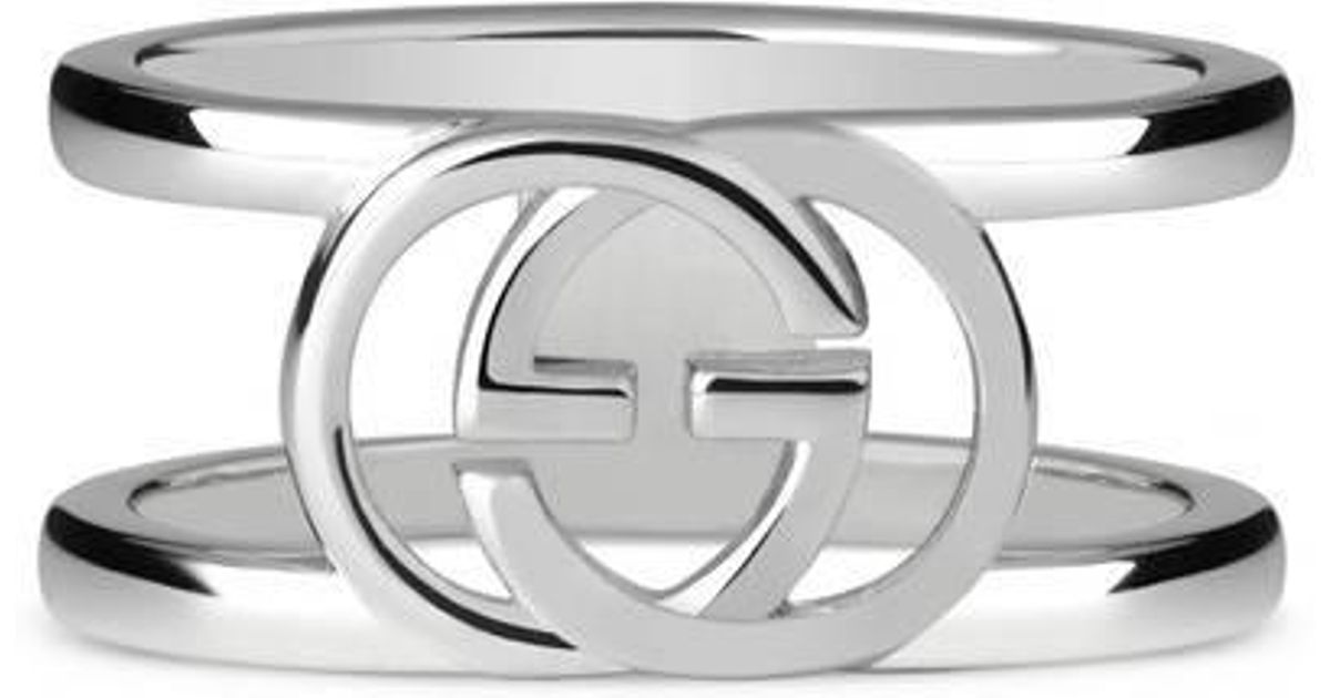 gucci silver gg ring