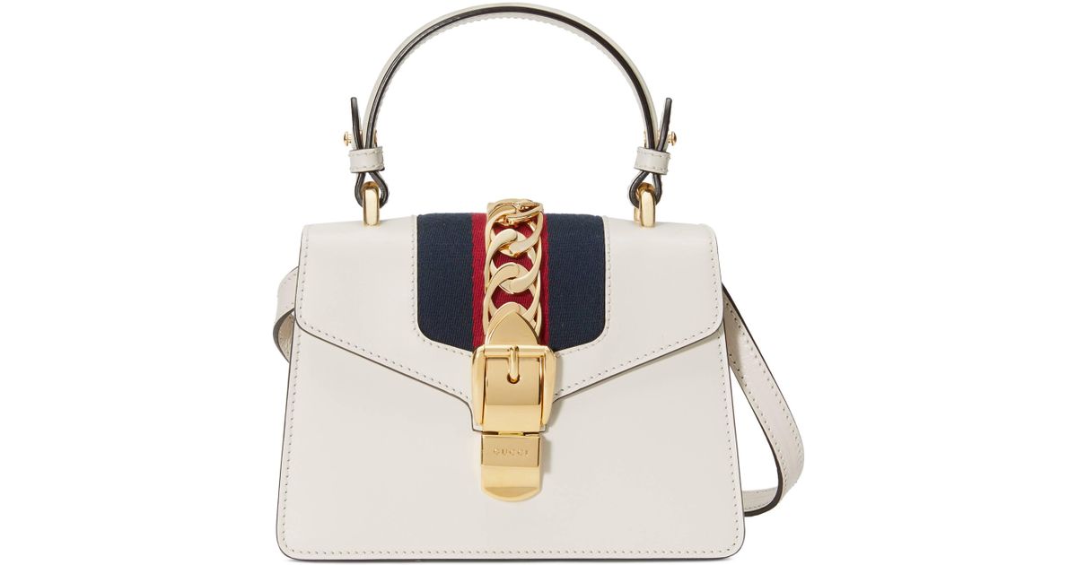 sylvie leather mini chain bag price