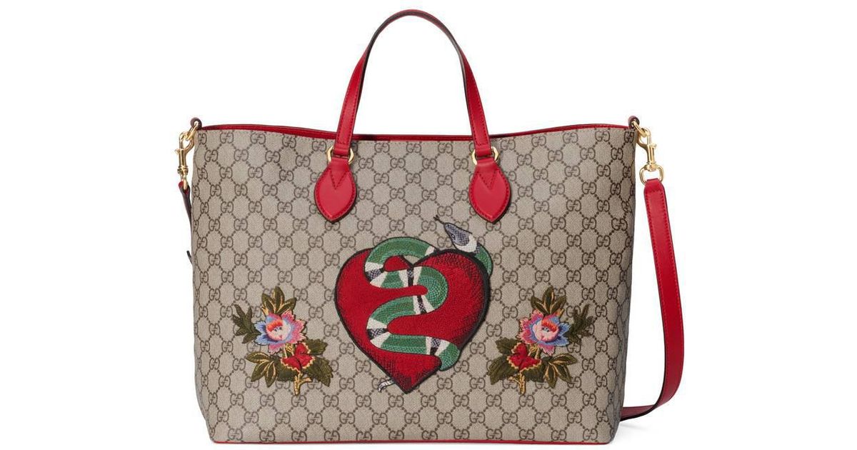 gucci soft gg supreme tote