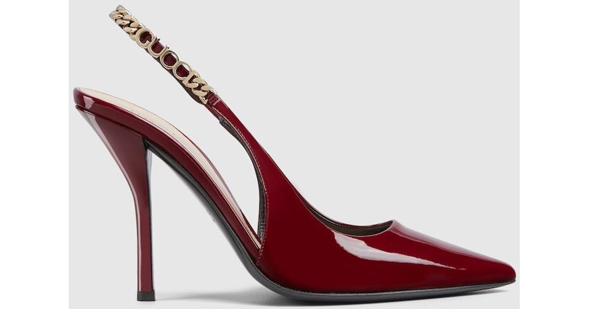 Gucci High Heeled Shoes in Red Lyst UK