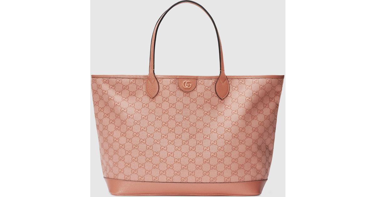 Gucci Ophidia GG Large Tote Bag in Pink Lyst