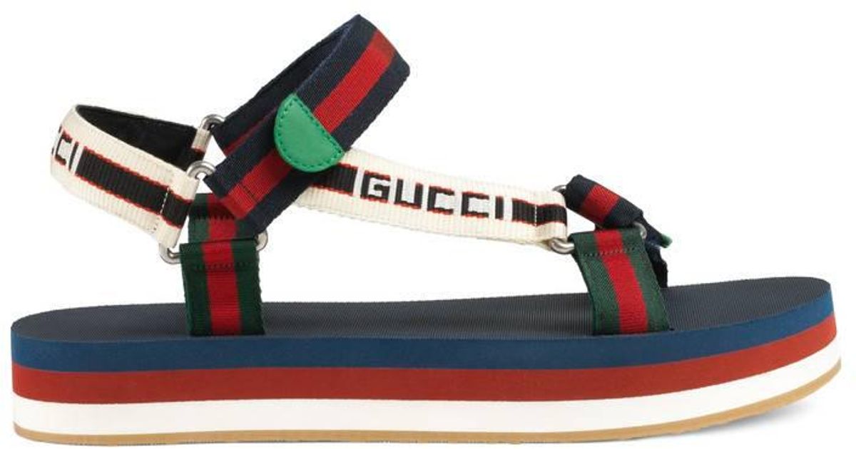 gucci multicolor bedlam sandals