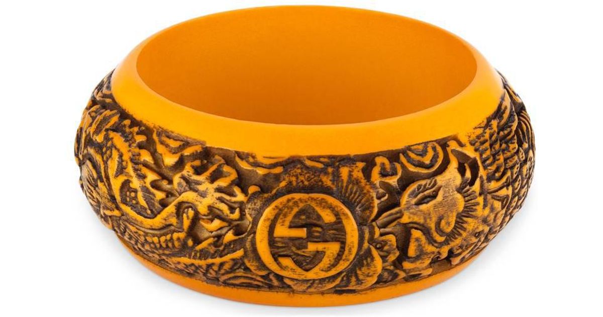 gucci engraved bracelet