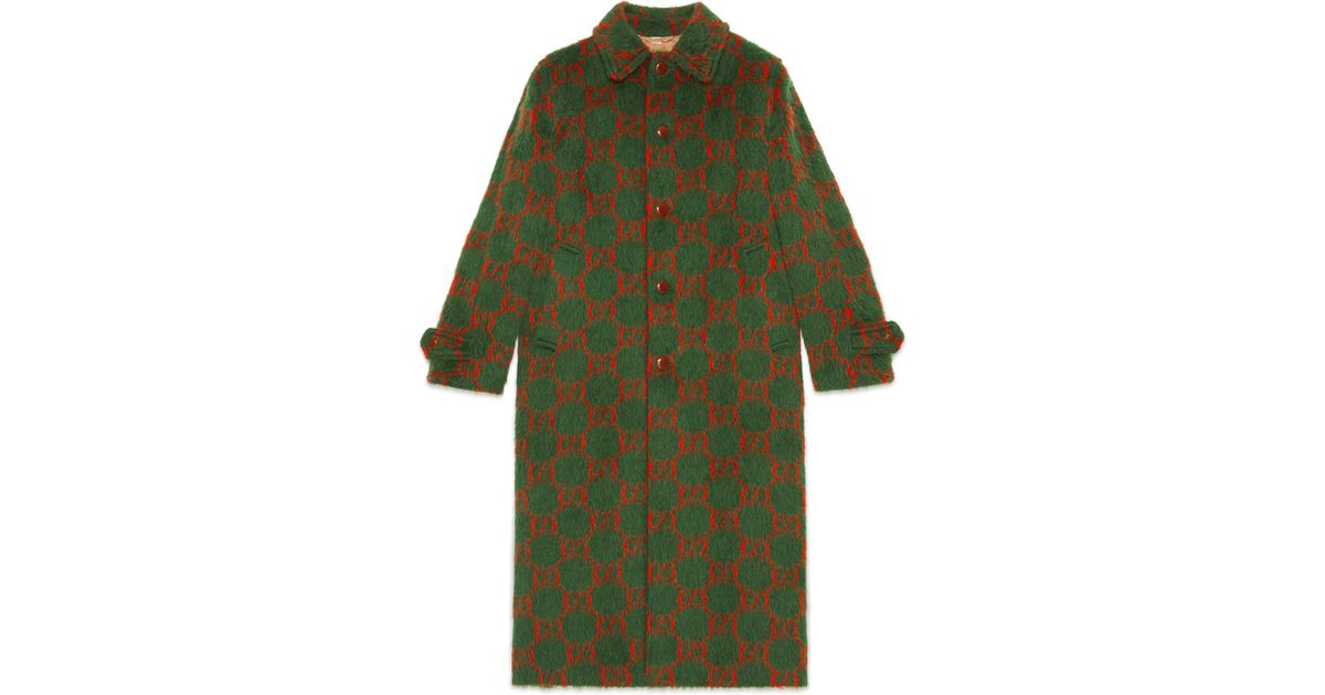 gucci coat green