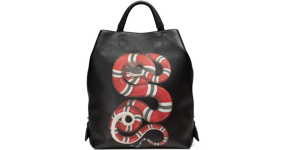 gucci snake backpack