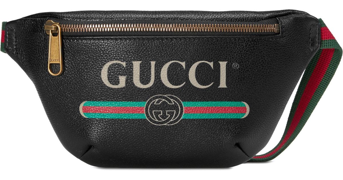 gucci belt bolsa print