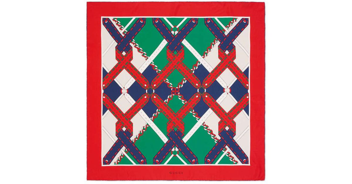 gucci chain scarf