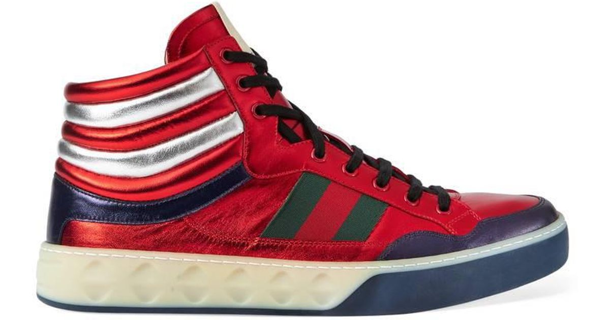 gucci hi top sneakers