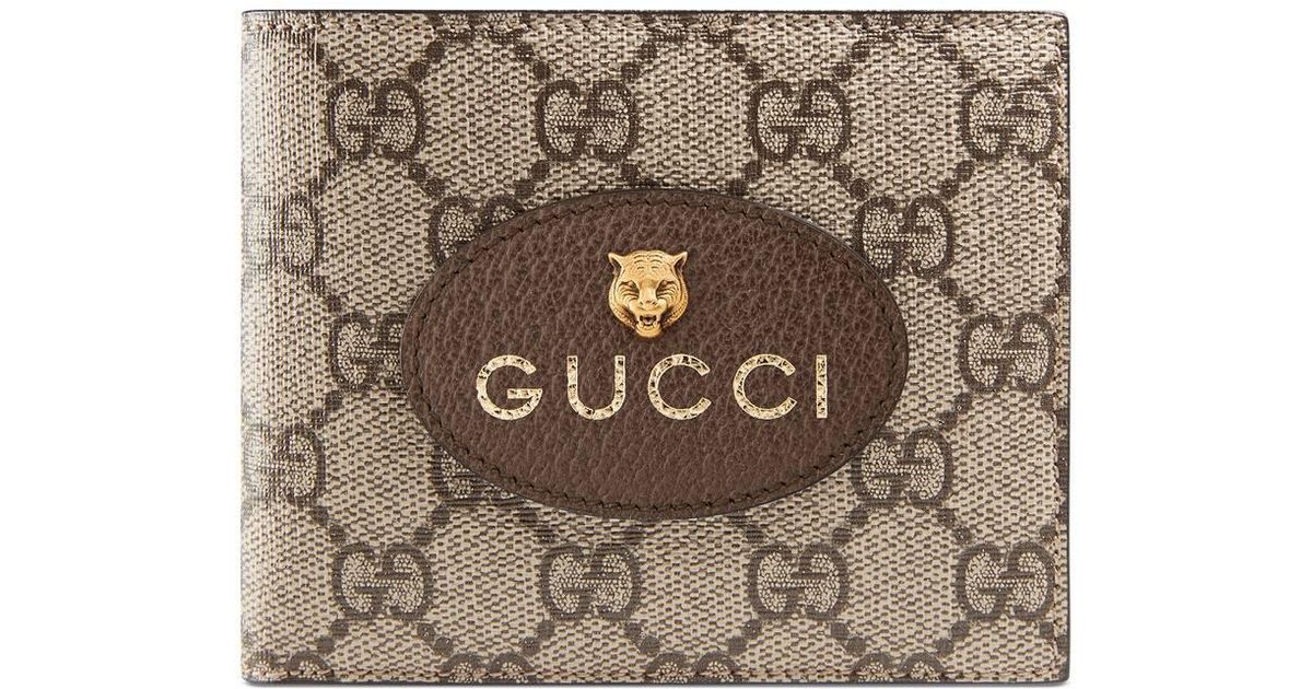 mens gucci supreme wallet