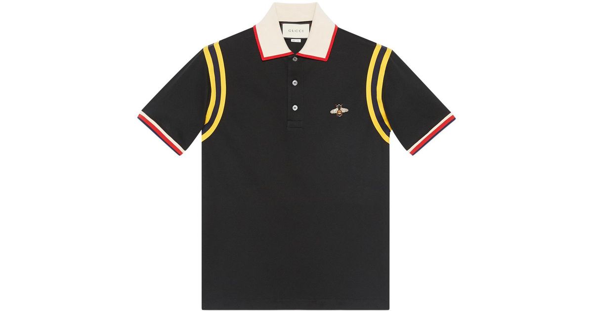 gucci polo with bee