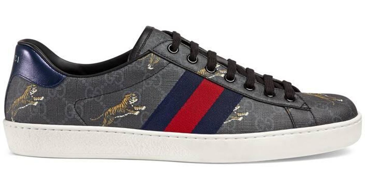 gucci men's tiger sneakers
