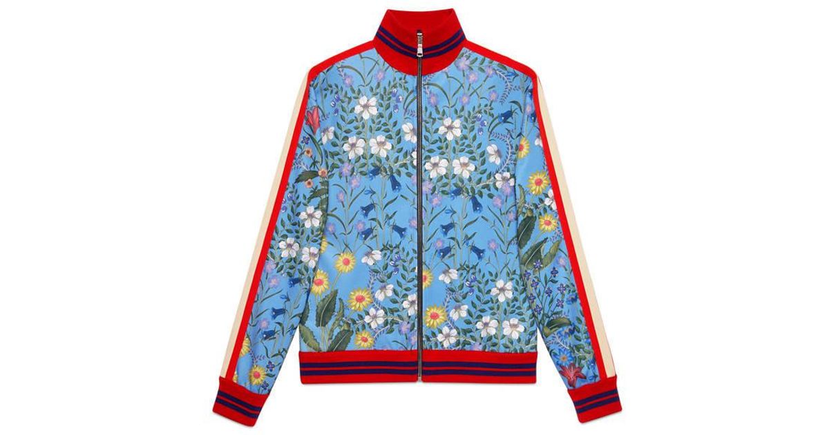 gucci technical jersey jacket