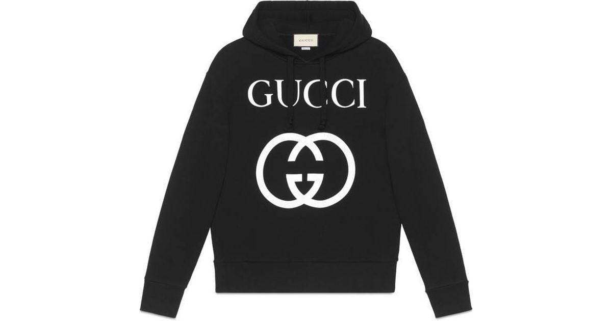Gucci Cotton Hooded Sweatshirt With 