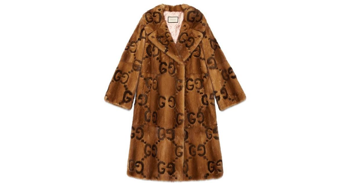Gucci mink coat discount