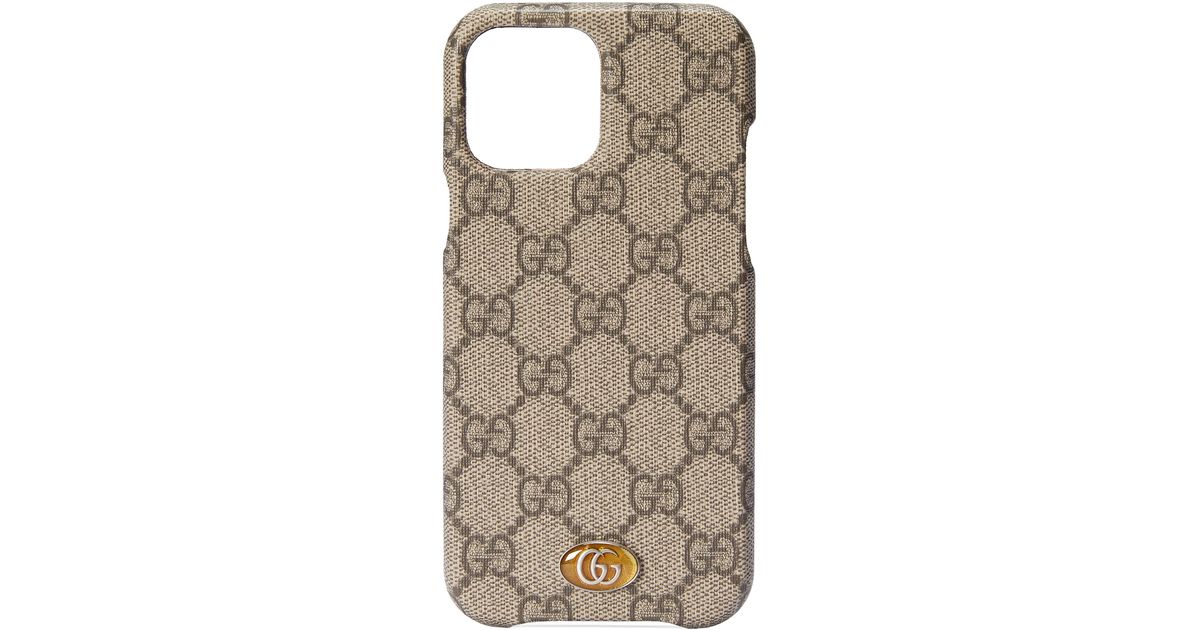 Gucci Canvas Ophidia Case For Iphone 13 Pro Max in Beige (Natural) for Men  | Lyst