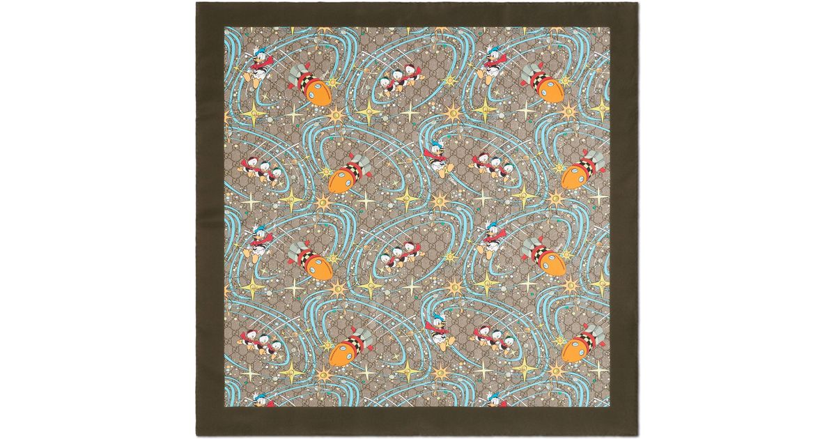 gucci x donald duck bandana