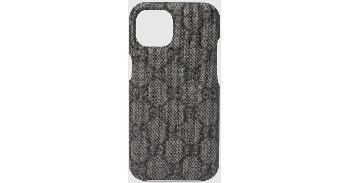 Gucci Ophidia GG Iphone 15 Pro Case in Gray for Men | Lyst