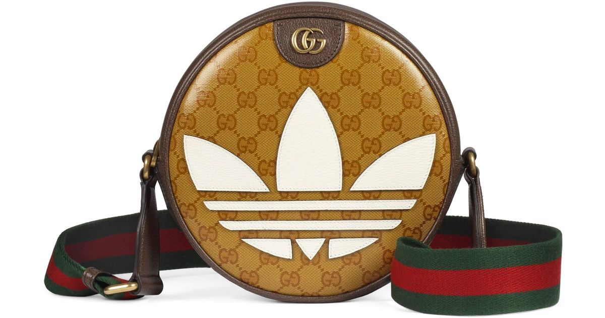 Gucci Canvas Adidas X Ophidia Small Shoulder Bag in Brown Lyst Australia