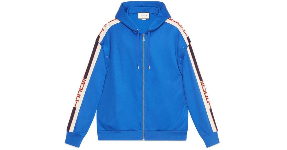 cobalt blue zip up hoodie