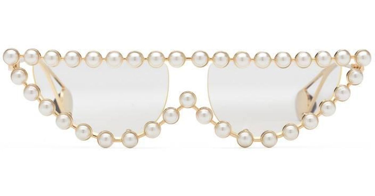 gucci pearl eyeglasses