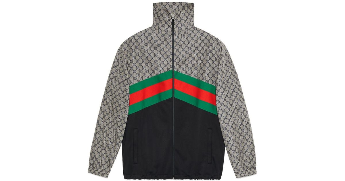 oversize technical jersey jacket