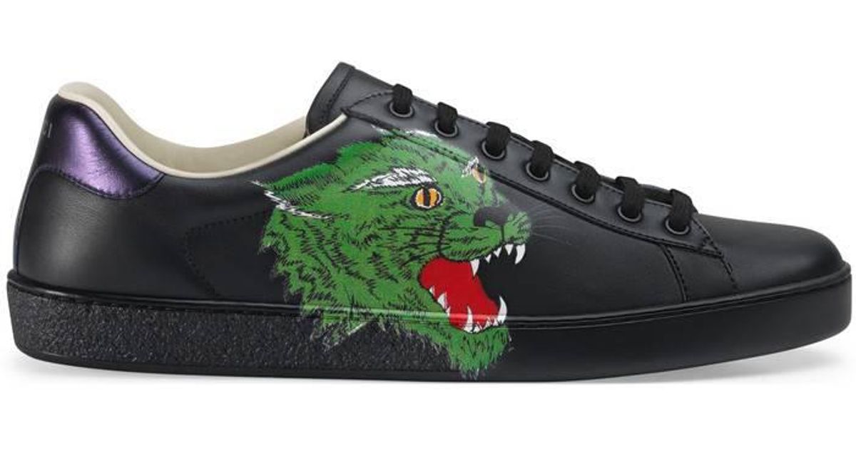 gucci panther sneakers