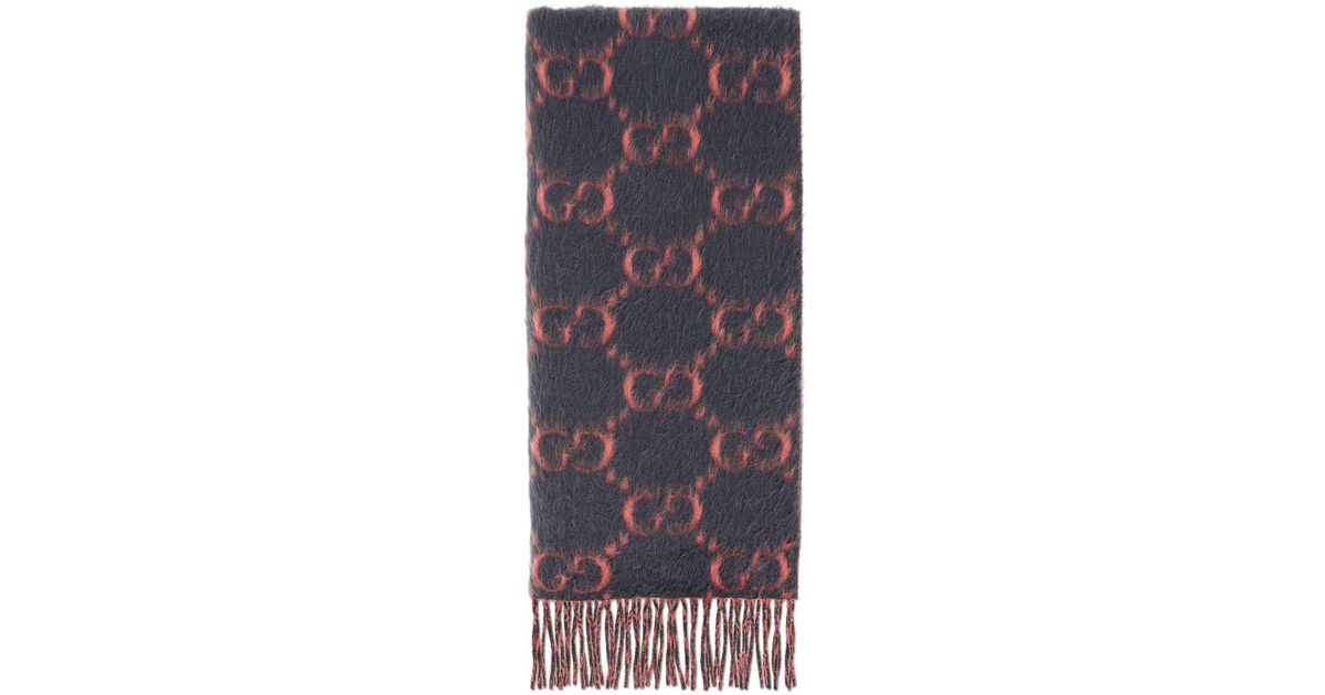 gucci alpaca wool scarf