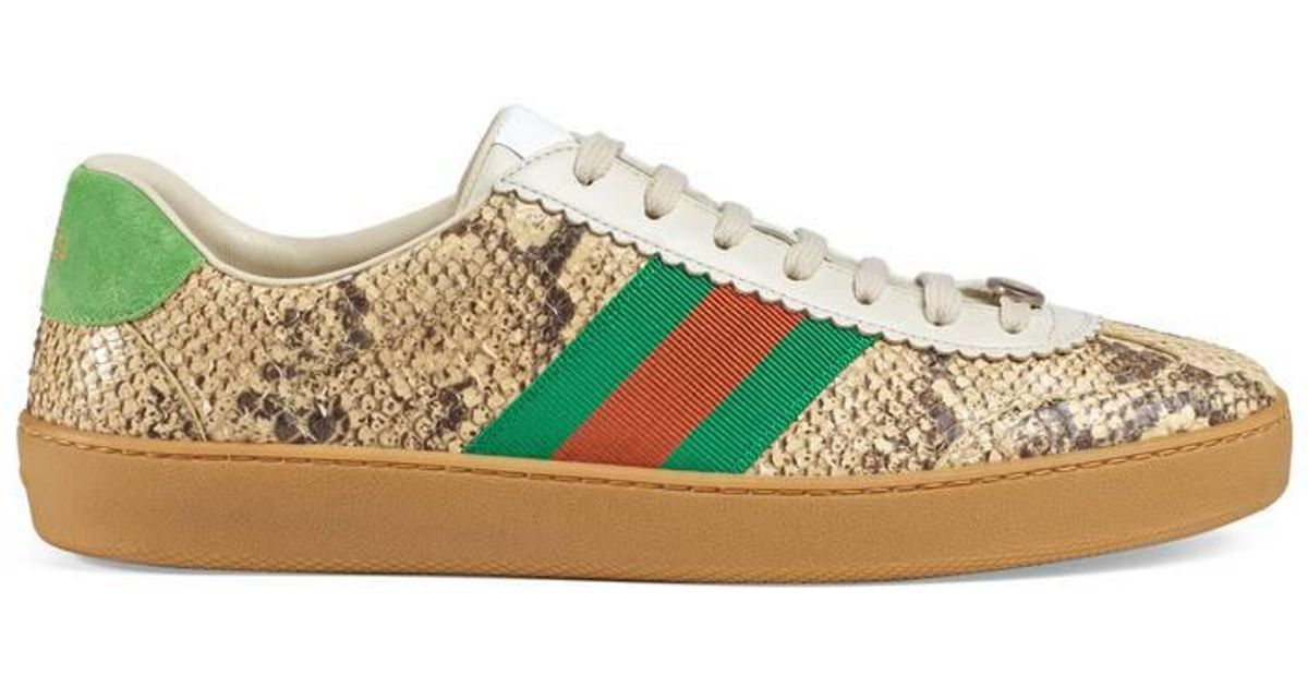 gucci python sneakers