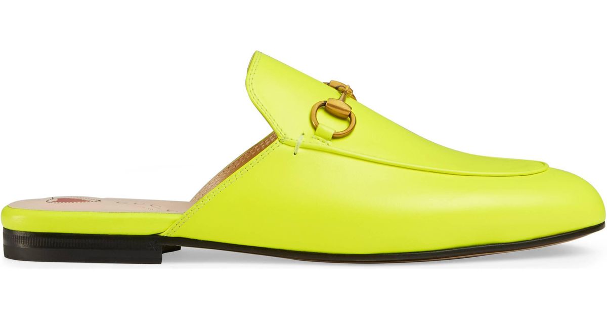 neon gucci loafers