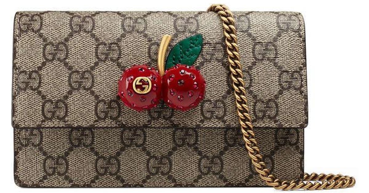 gucci mini cherry bolsa