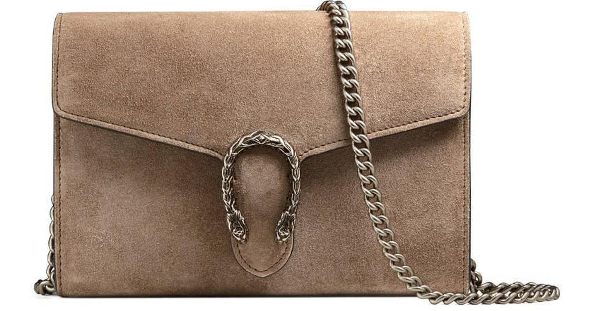 gucci dionysus brown suede