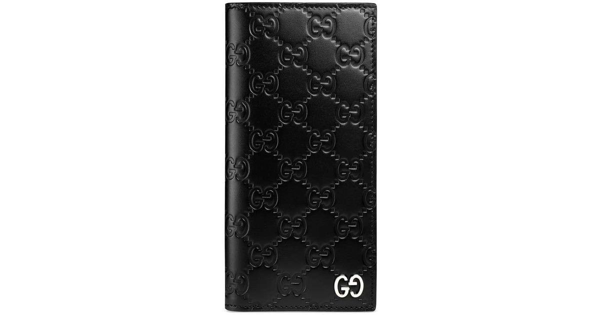 black gucci signature wallet