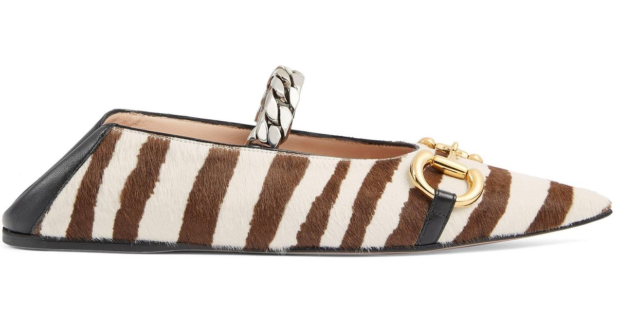 gucci ballet flat with horsebit