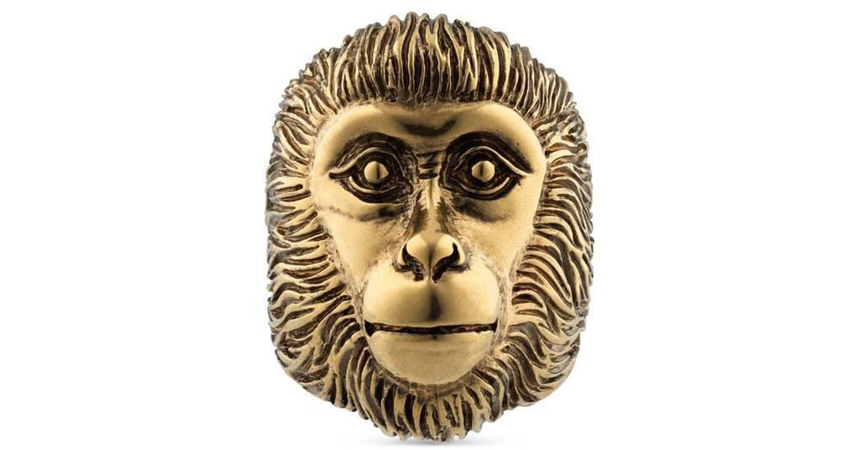 gucci monkey ring