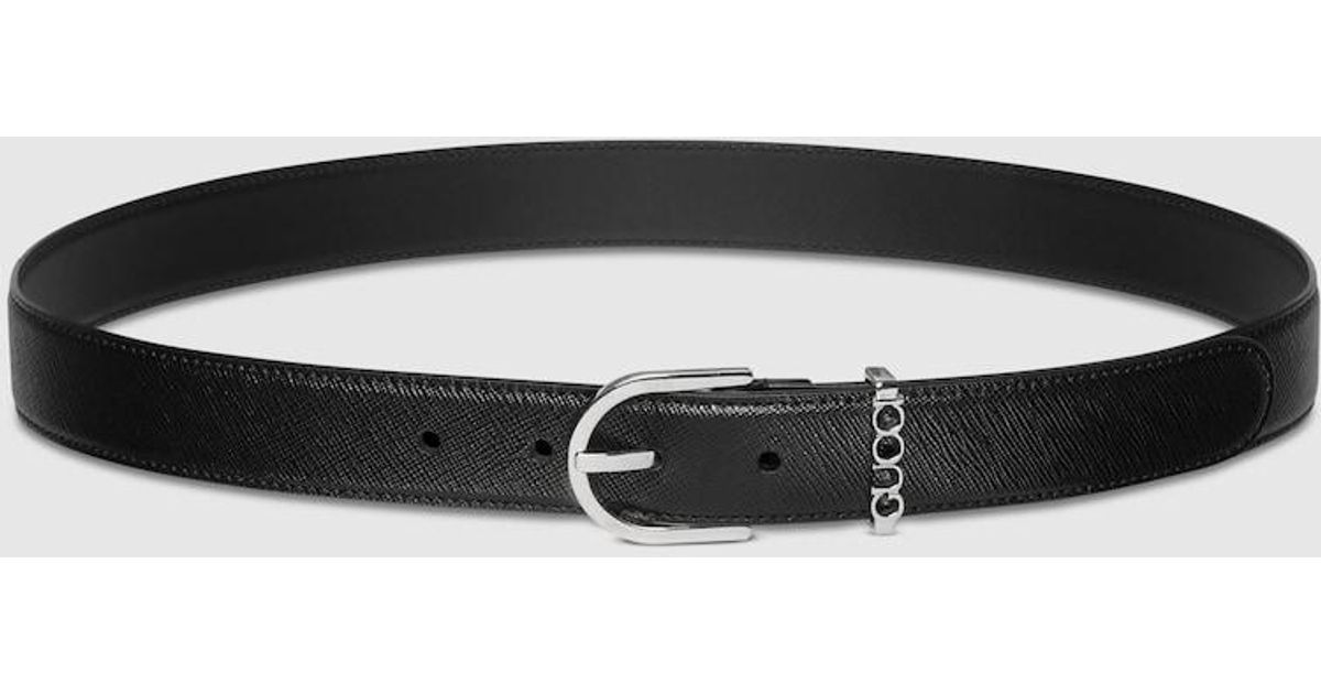 Gucci Belt With Stirrup Buckle, Size 100 in Black for Men | Lyst display picture 1