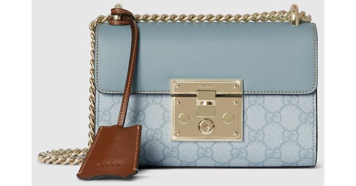 25新作 GUCCI PADLOCK SMALL SHOULDER BAG ショルダーバッグ Padlock small shoulder bag in beige and ebony GG Supreme