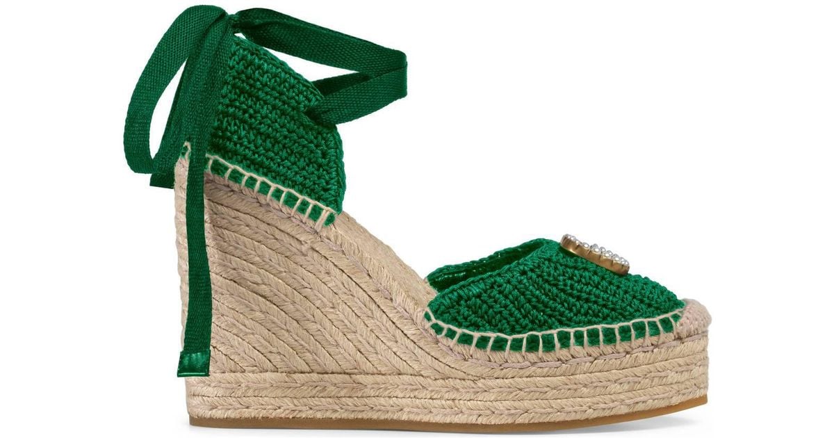 platform espadrilles gucci