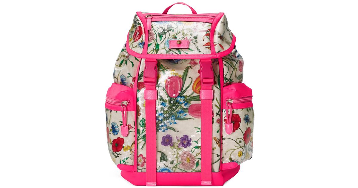 gucci flora backpack