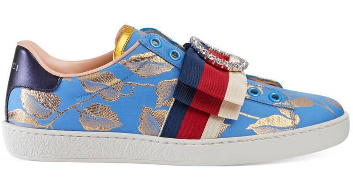 gucci ace jacquard