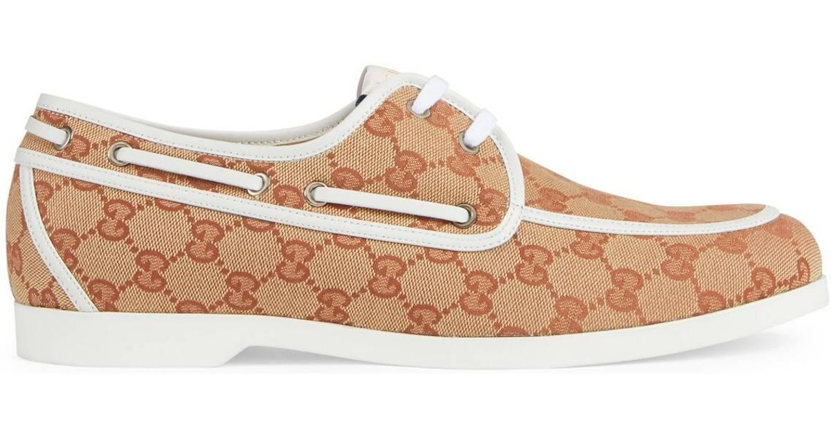 gucci white canvas shoes