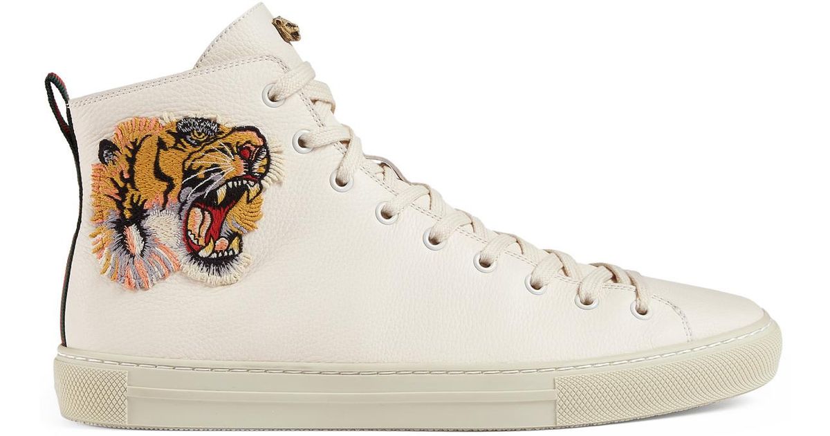 gucci high top sneakers tiger