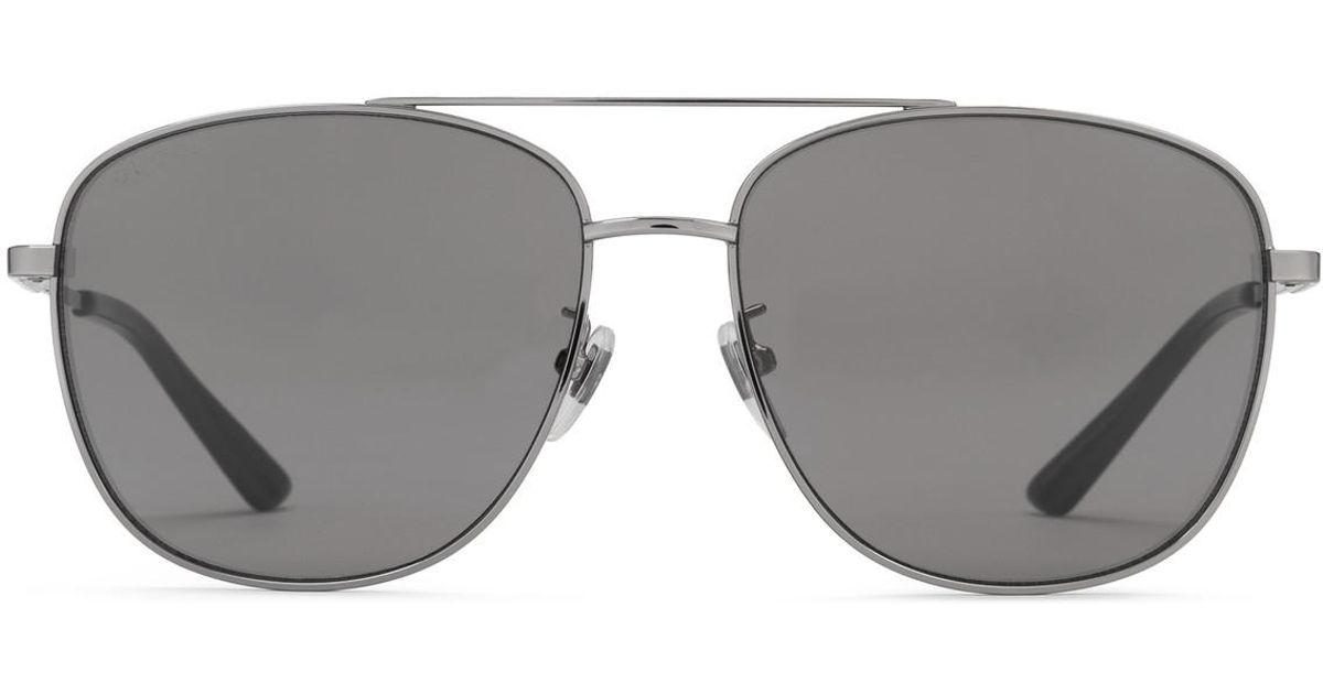 gucci navigator metal sunglasses