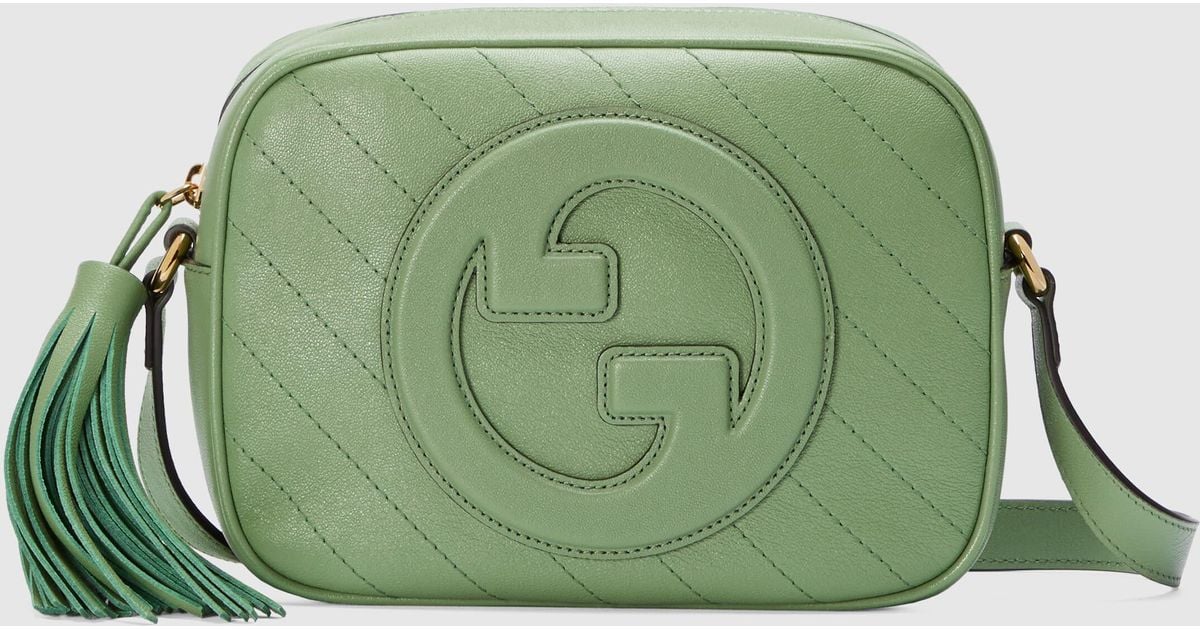 Gucci Blondie Small Shoulder Bag in Green | Lyst