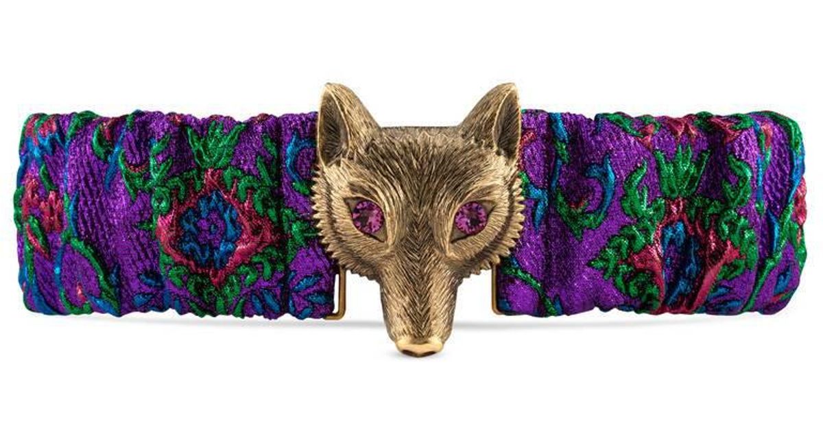 gucci fox belt