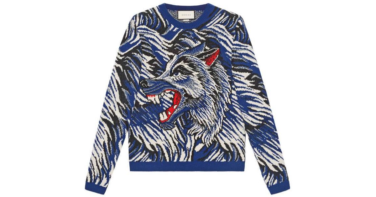 gucci sweater wolf