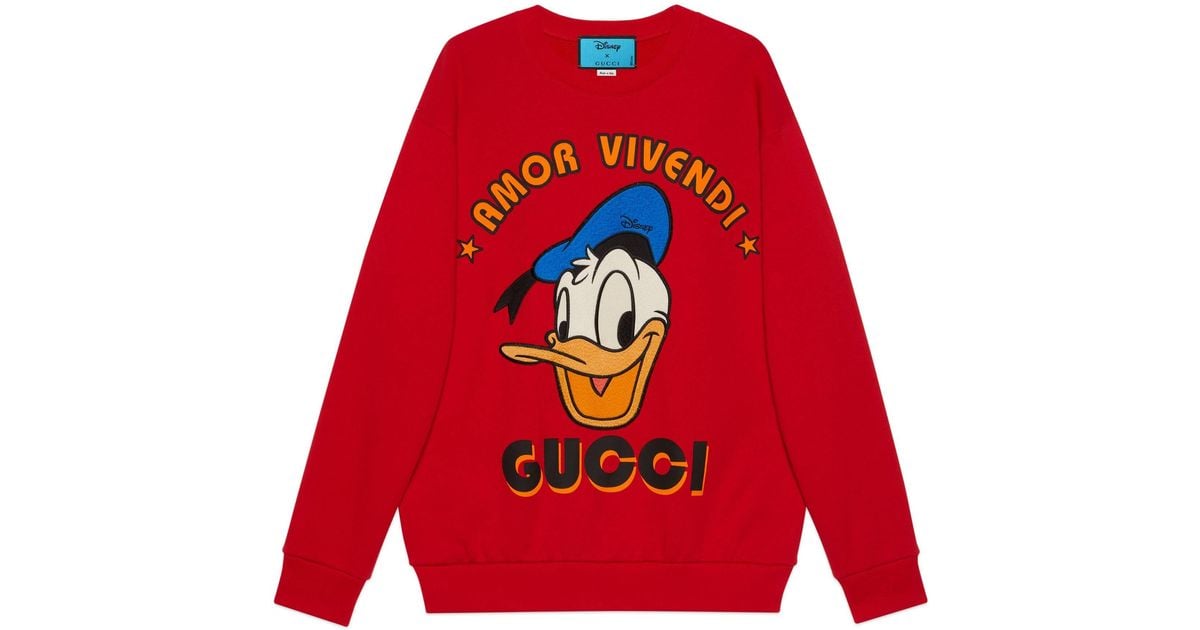 gucci x disney donald duck