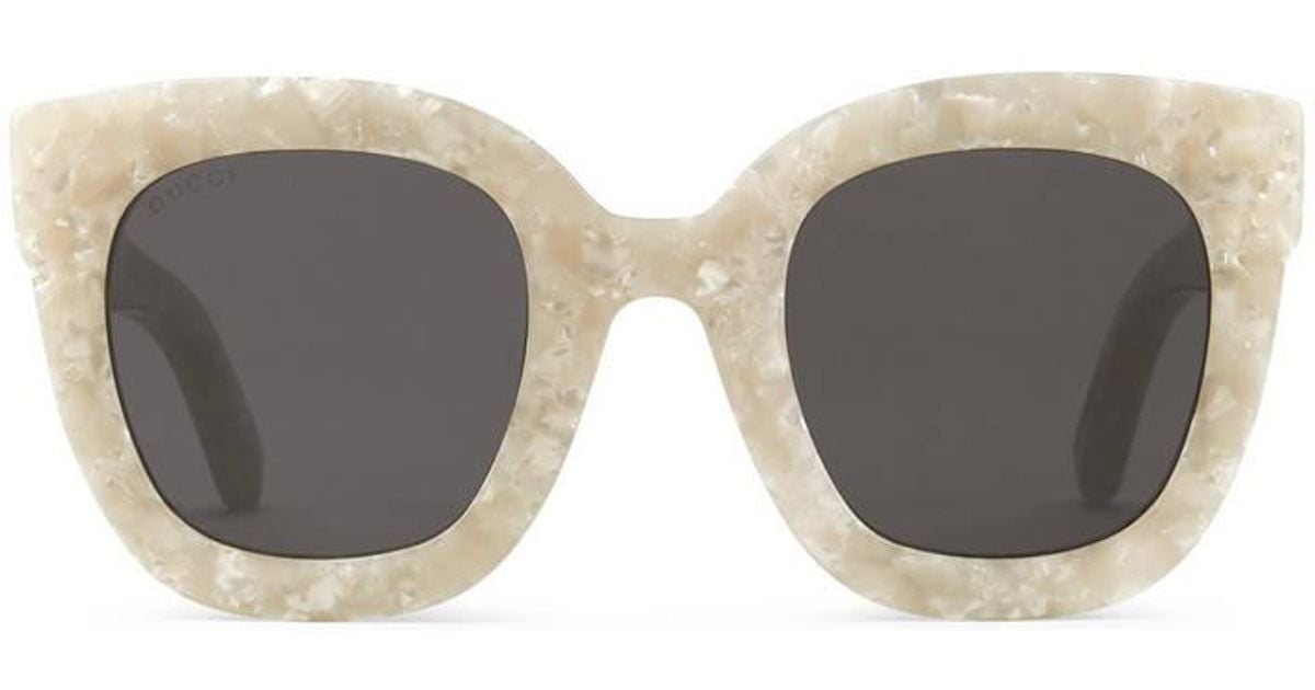 gucci ivory sunglasses