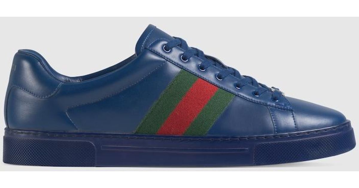 gucci-Blue-Ace-Sneaker-With-